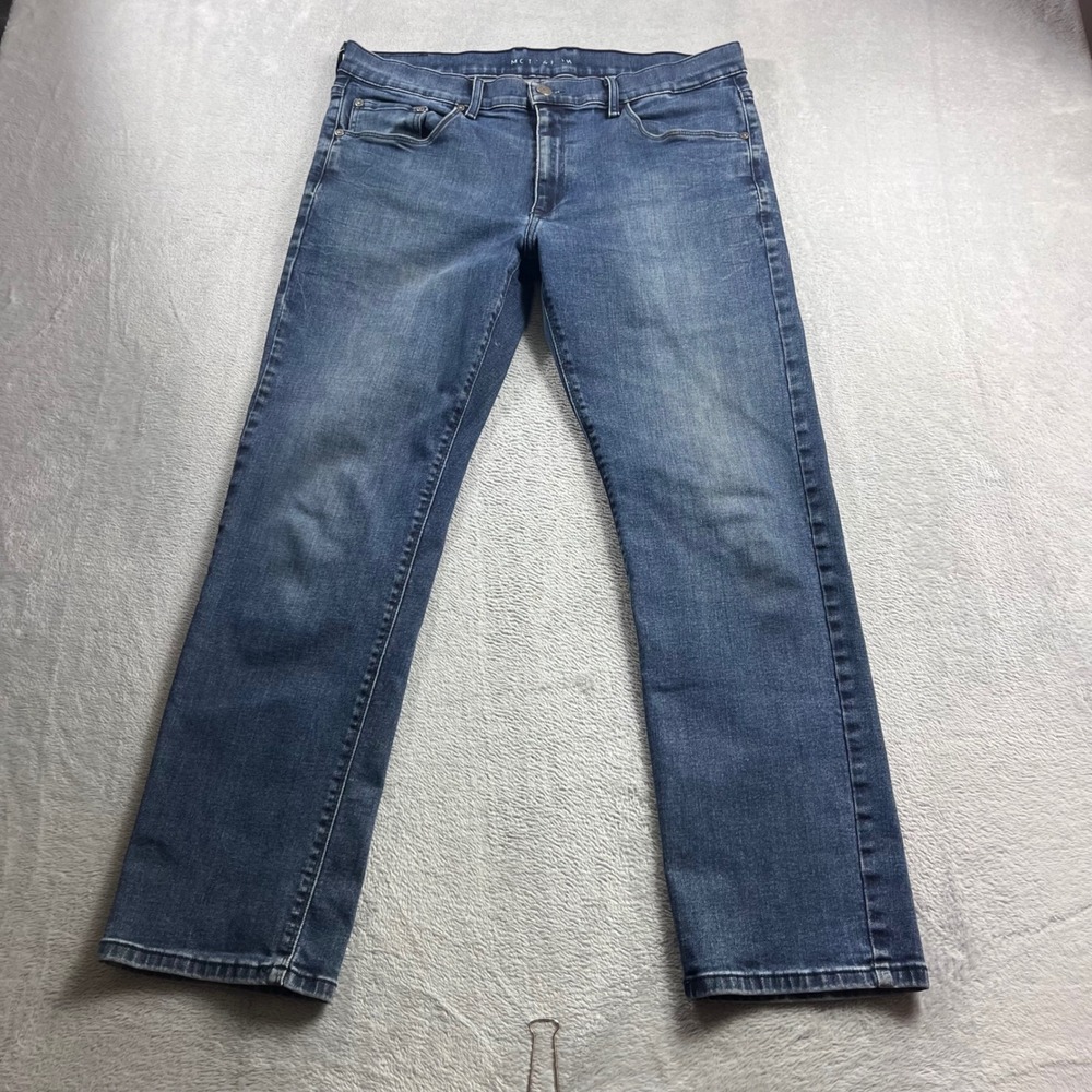 Mott & Bow Slim Fit Jeans Mens 36x30 Medium Wash Blue Denim Pants